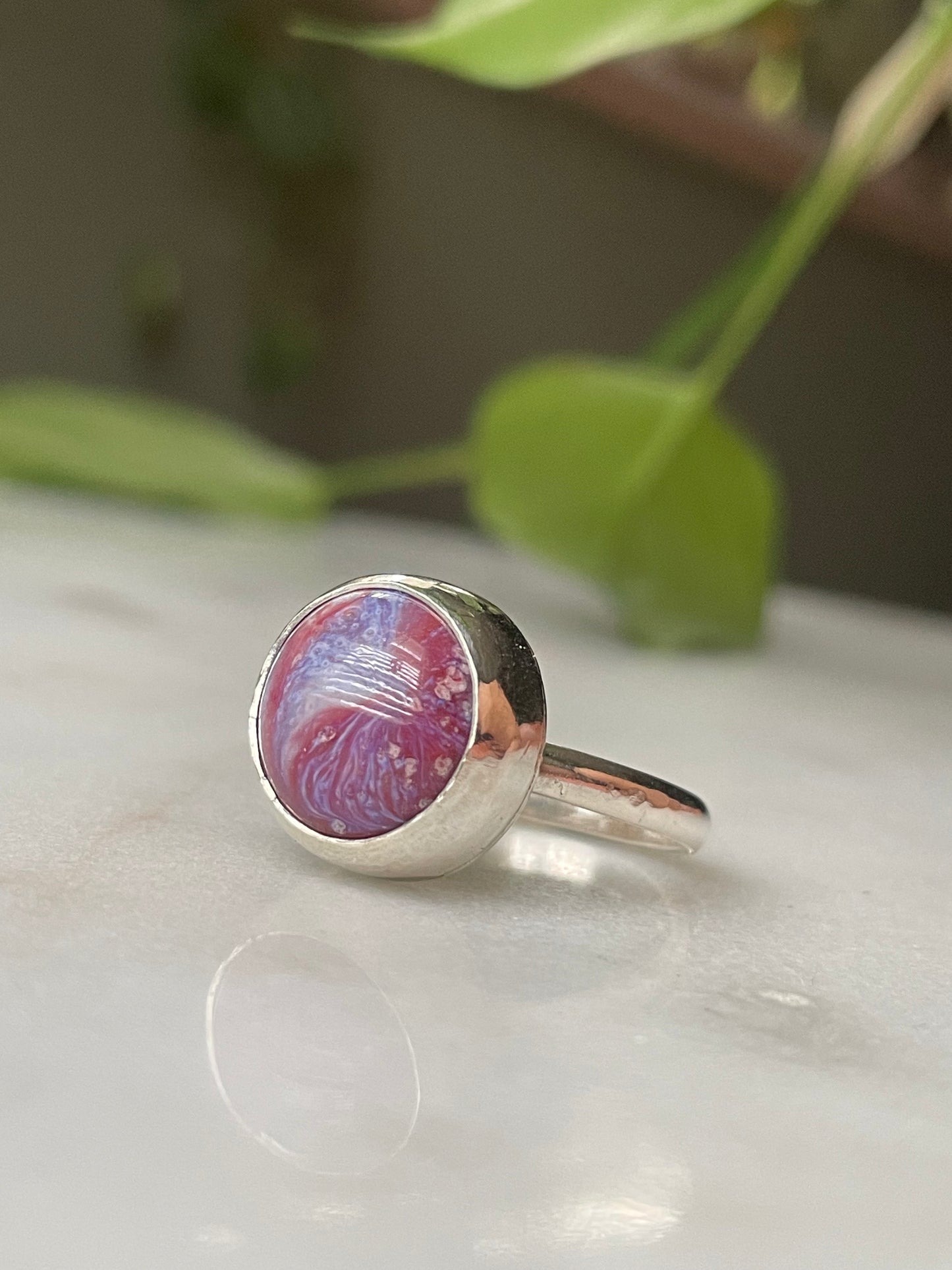 Edgecomb Red - Sterling Silver Ring