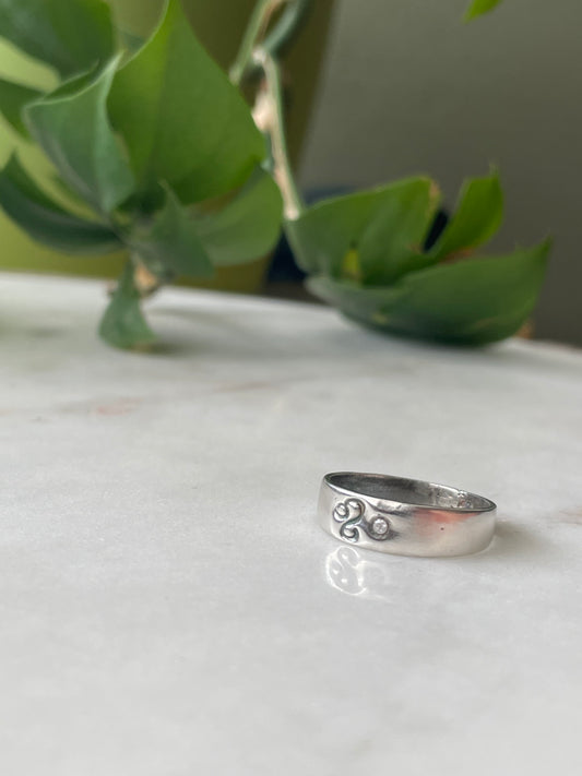 Leo - Fine Silver - Cubic Zirconia