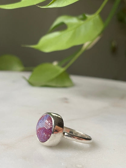 Edgecomb Red - Sterling Silver Ring