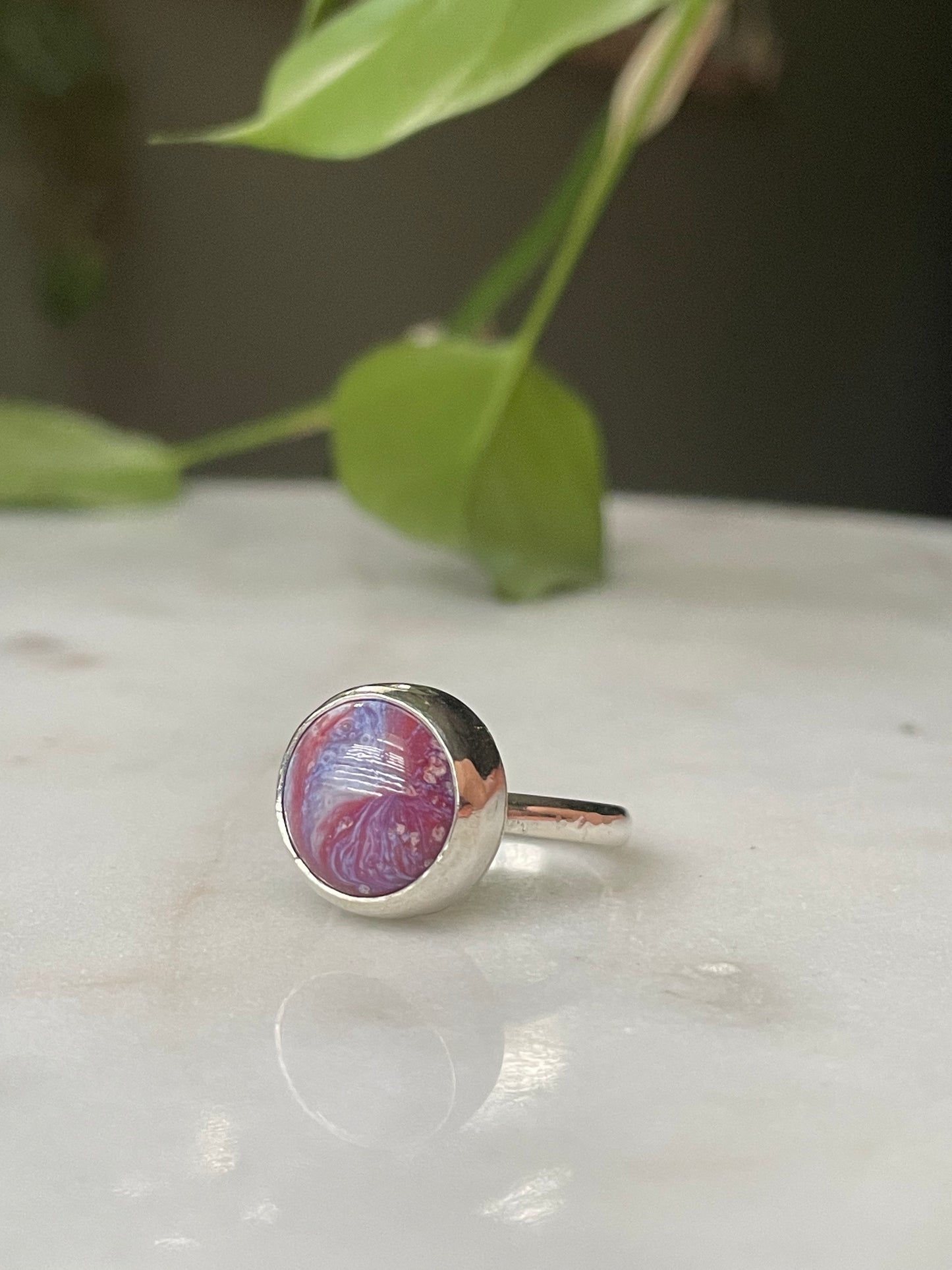 Edgecomb Red - Sterling Silver Ring