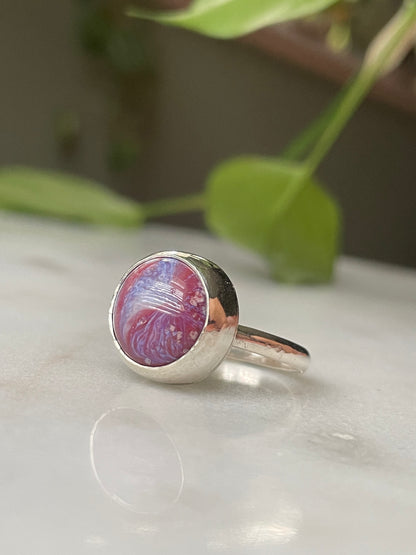 Edgecomb Red - Sterling Silver Ring