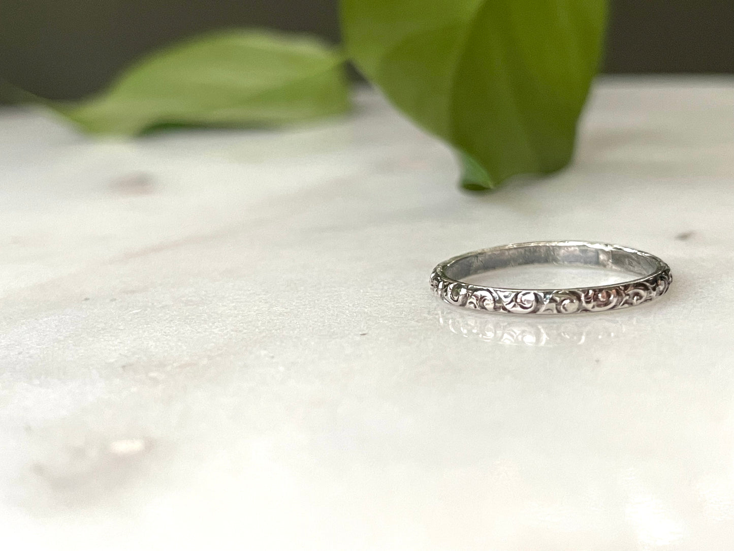 Spiral Sterling Silver Stackable Rings